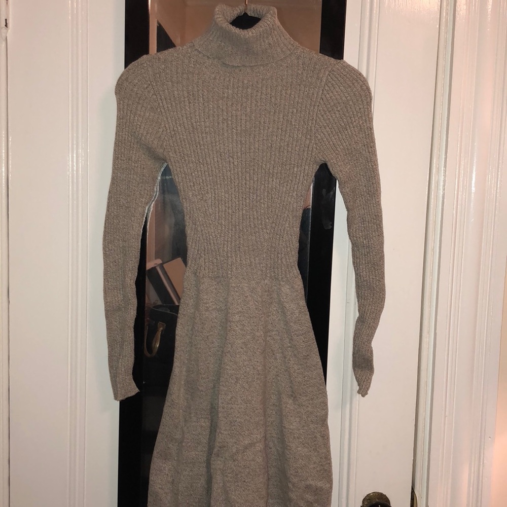 Long sleeve sweater dress